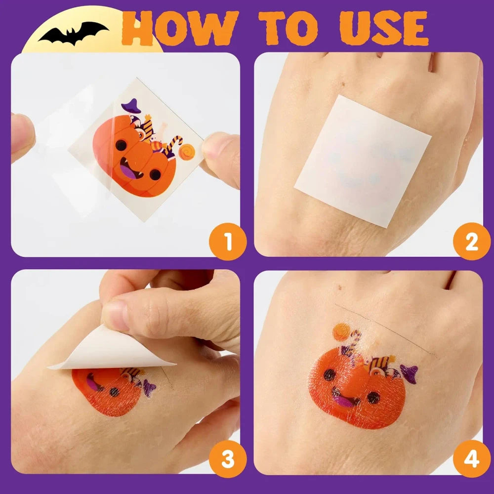 JOYIN Halloween Temporary Tattoos