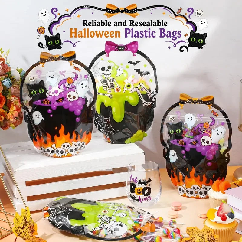 Halloween Plastic Candy Goodie Bags