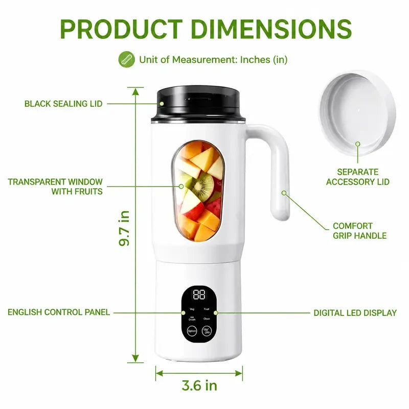 Compact Portable Blender for Gym
