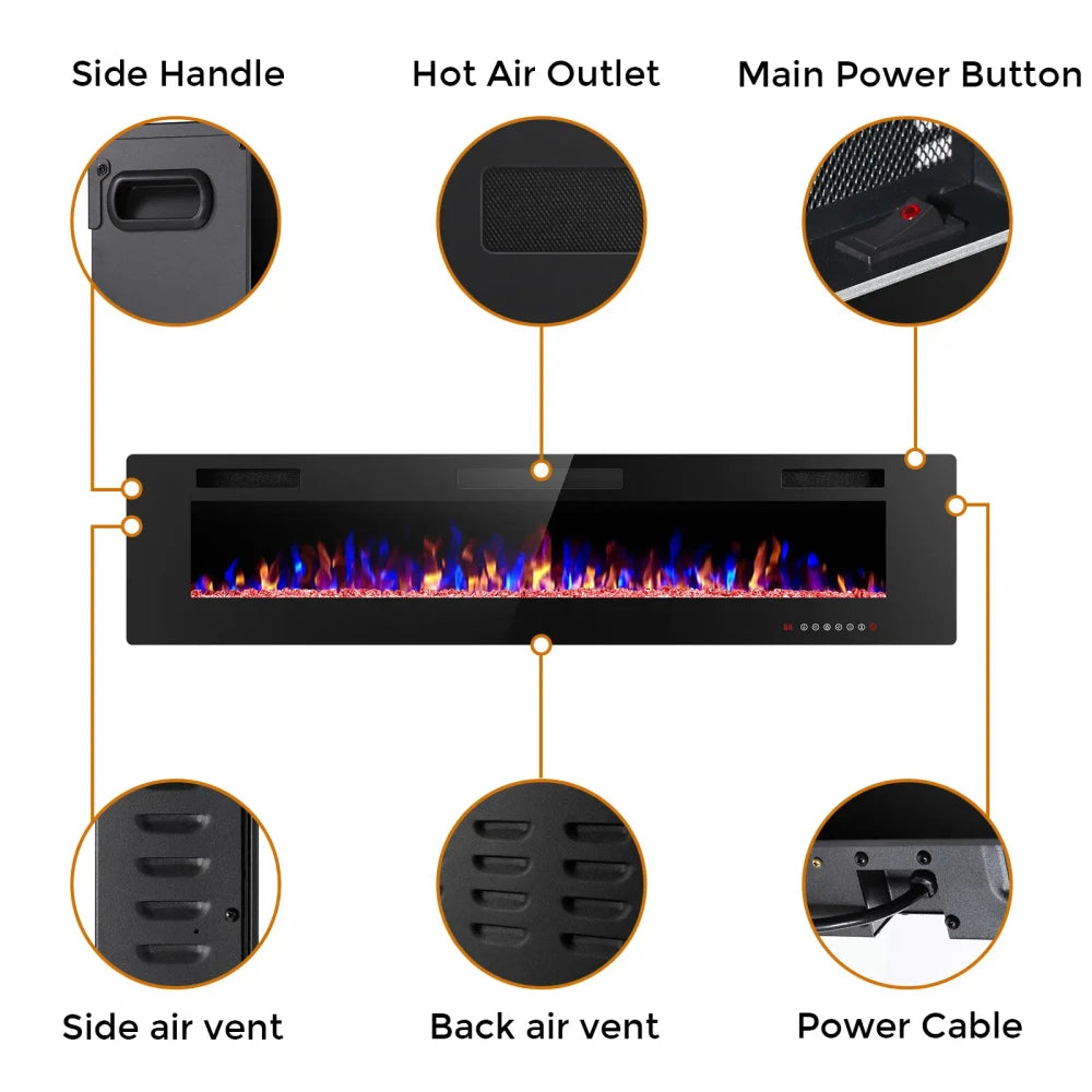 Electric Fireplace Insert Heater