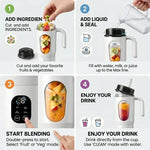 Compact Portable Blender for Gym