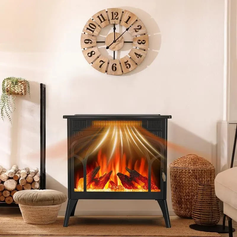 Freestanding Electric Fireplace Heater