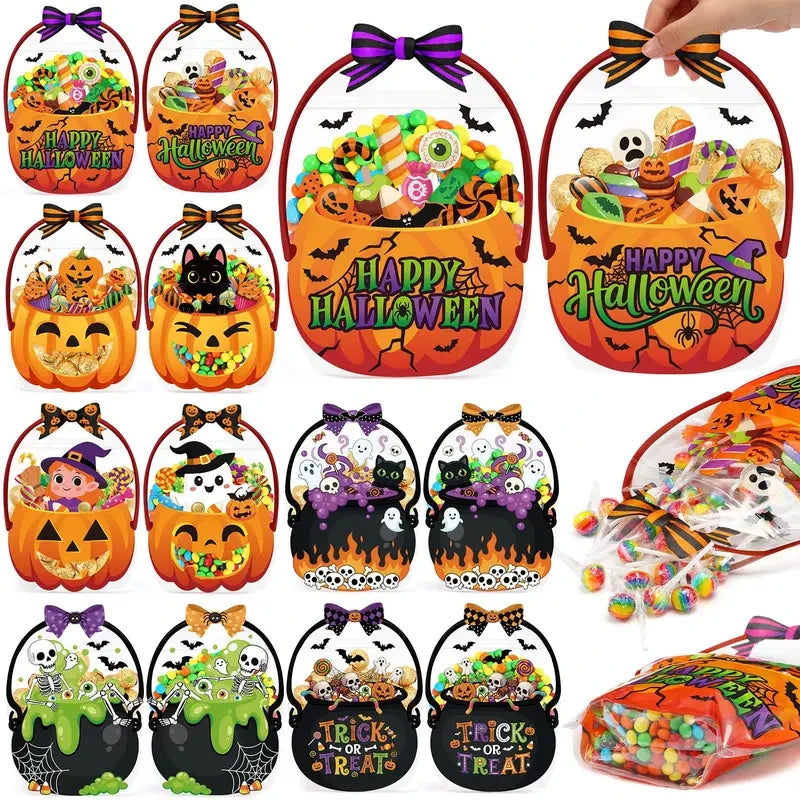 Halloween Plastic Candy Goodie Bags