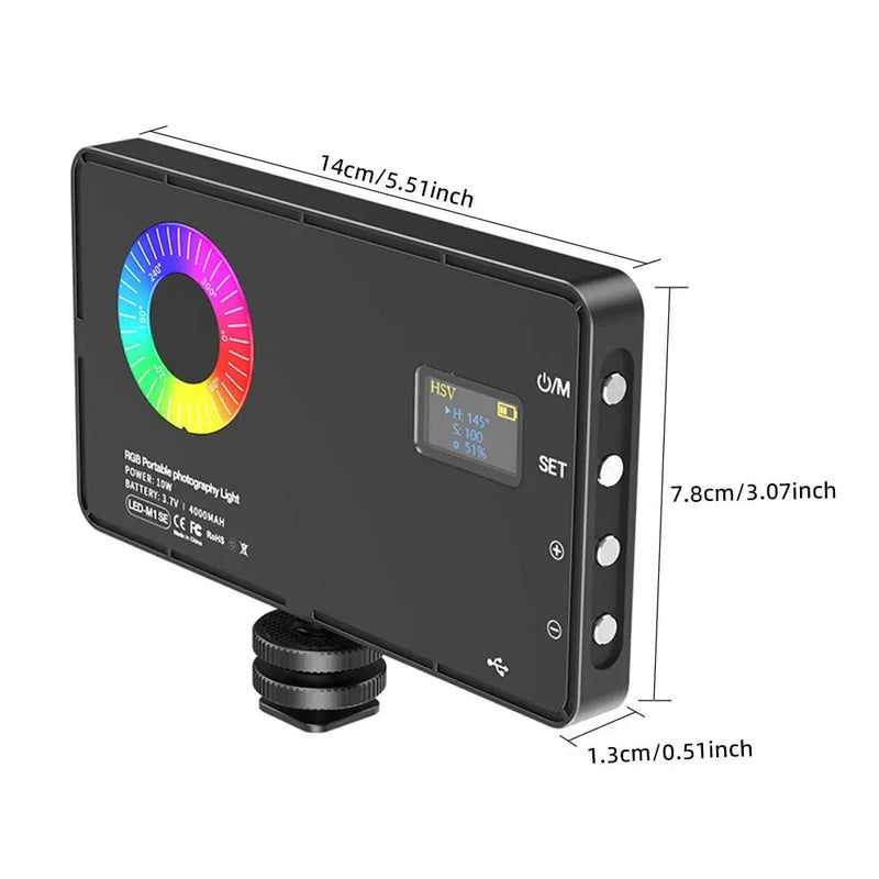 Portable RGB LED Selfie Light