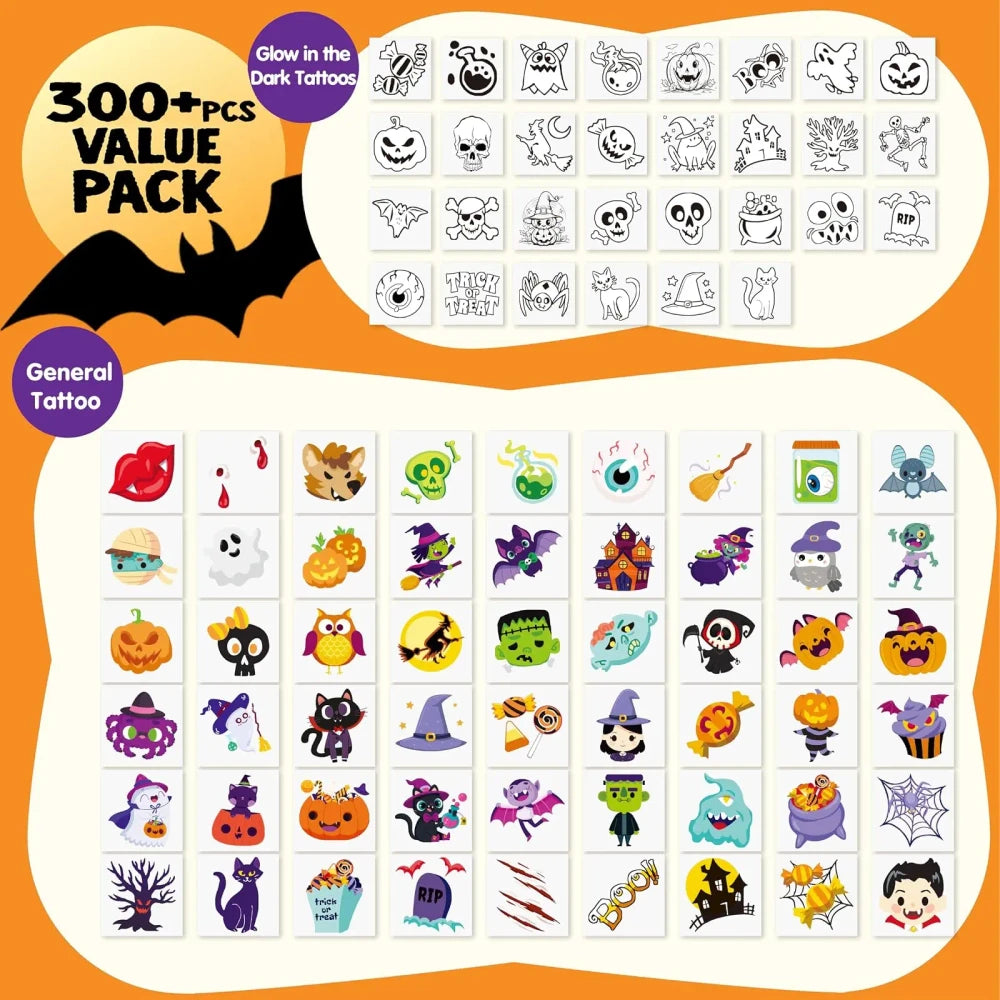 JOYIN Halloween Temporary Tattoos