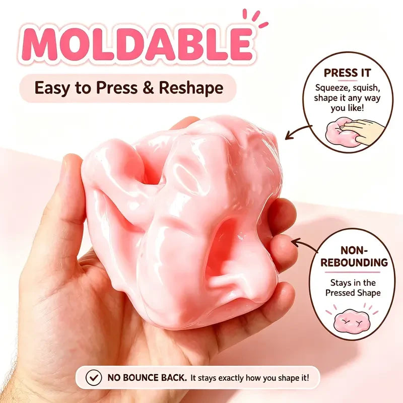 Jumbo Cheese Squishy Fidget Toy